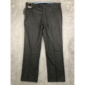 Roundtree & Yorke Pants Men 42x32 Gray NWT Travel Smart Classic Ultimate Comfort